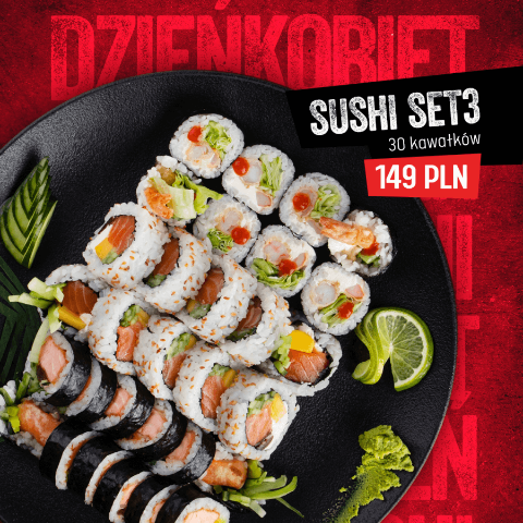 Sushi Set 3 - Dzień Kobiet w Sushi Kushi