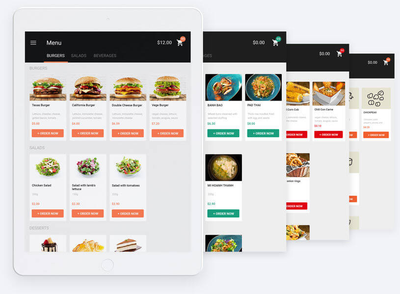 Stripe payment on ipad restaurant app