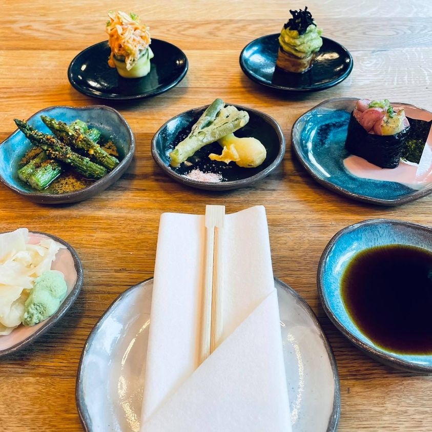 Vegan sushi: menu degustacyjne Omakase